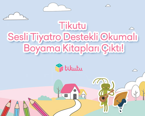 Tikutu boyama kitaplari cikti!