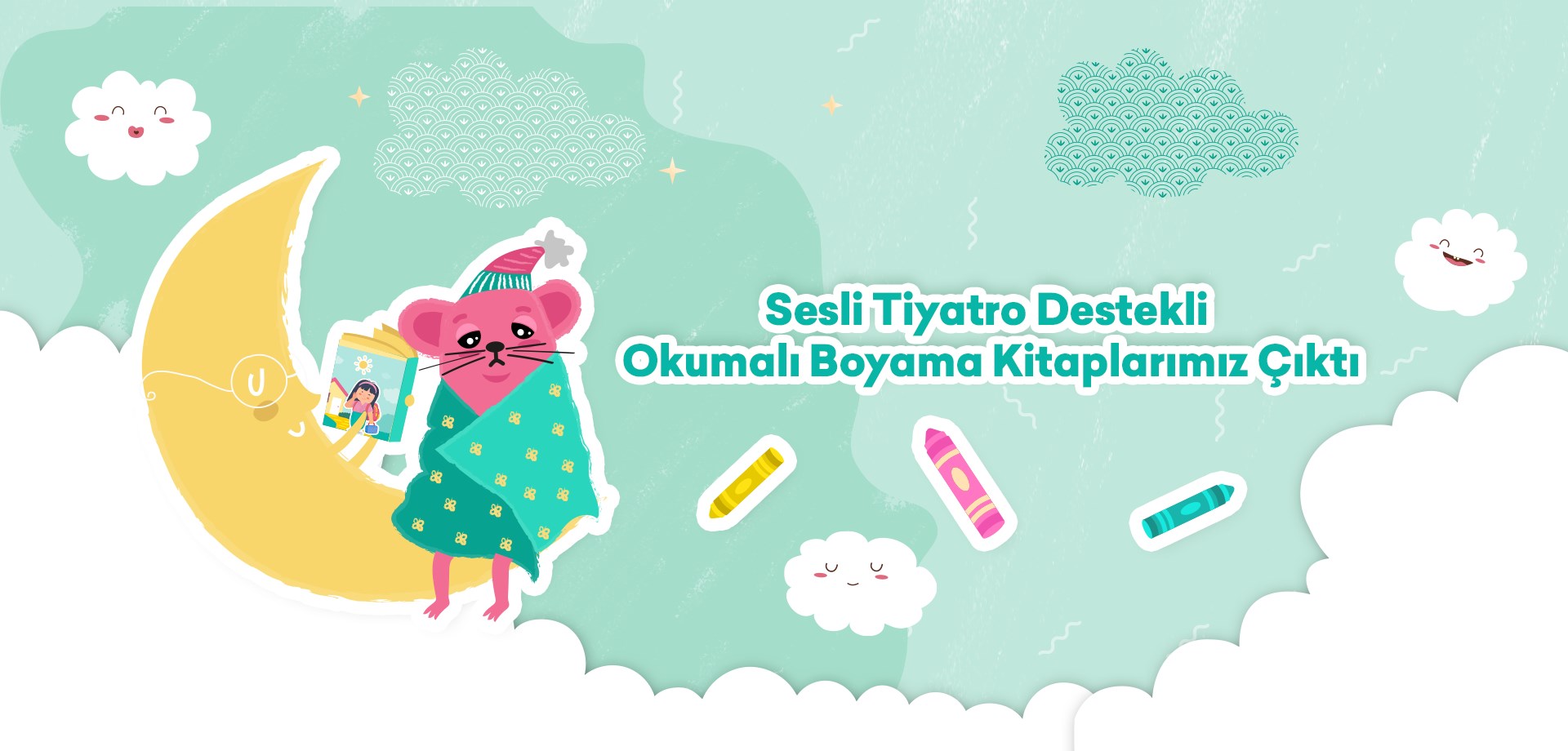 Sesli tiyatro destekli okumali boyama kitaplari